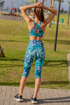 High Waist 5/8 - Evergreen