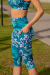 High Waist 5/8 - Evergreen