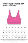 Keyhole Sports Bra - Gardenia