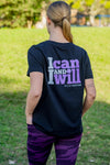 I Can I Will Tee - Black