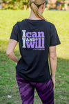 I Can I Will Tee - Black