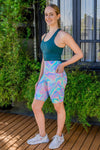 High Waist Long Shorts - Magic