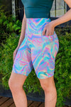 High Waist Long Shorts - Magic