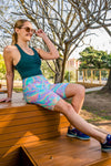 High Waist Long Shorts - Magic
