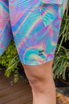 High Waist Long Shorts - Magic