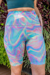 High Waist Long Shorts - Magic