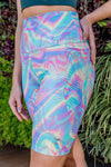 High Waist Long Shorts - Magic