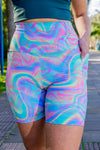 High Waist Mid Shorts - Magic