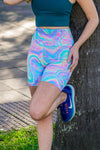 High Waist Mid Shorts - Magic