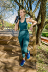 High Waist 7/8 - Teal