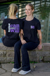 I Can I Will Tee - Black