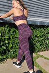 Edge Y-Back Sports Bra - After Dark
