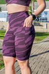 Factory Seconds: High Waist Long Shorts - After Dark