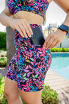 Mid Waist Mid Shorts - Glimmer