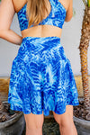High Waist Saskia Skort - Poolside