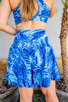 High Waist Saskia Skort - Poolside