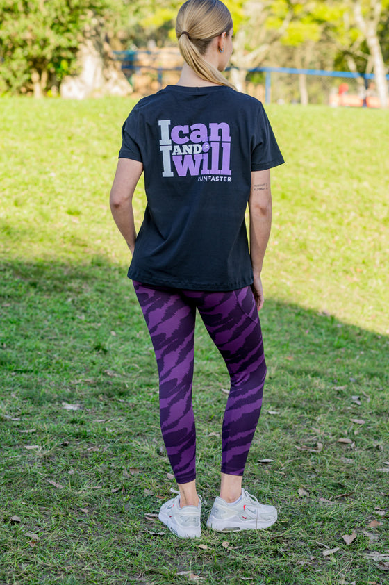 I Can I Will Tee - Black