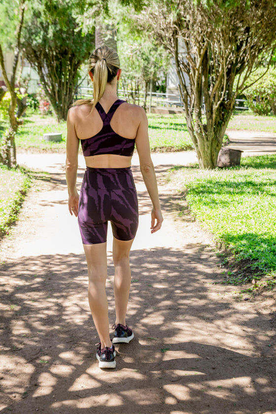 Factory Seconds: High Waist Mid Shorts - After Dark