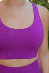 Edge Y-Back Unleashed Sports Bra - Grape