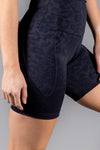 Preorder - High Waist Mid Shorts - Unleashed 2.0 Black